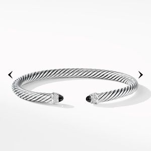 David Yurman Bracelet with Black Onyx and Diamonds
